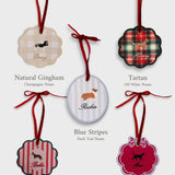 Initials Ornament - Namesake Embroidery Studio