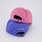 Hydrangea Personalised Hat- Blue