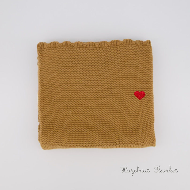 Love Heart Personalised Baby Blanket