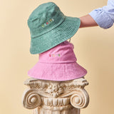 Multi-Colour Text Bucket Hat
