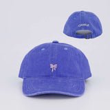 Pink Bow Personalised Hat