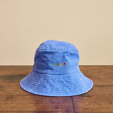 Multi-Colour Text Bucket Hat