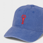Blue Lobster Personalised Hat with embroidery design.