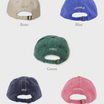 Set of Greyhound/Whippet personalised hats in bone, blue, green, navy, and pink colors with embroidered dog design and custom name on back.