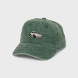 Porsche personalised hat with hand-drawn 930 embroidery design in washed cotton.