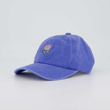 Personalised Hat with Hand-drawn Hydrangea Embroidery Design