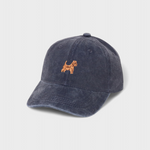 Australian Terrier personalised hat with embroidered design, made of 100% washed cotton.