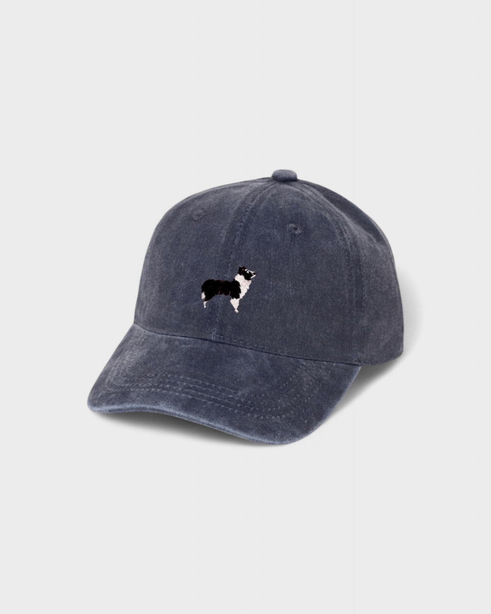Border Collie Personalised Hat - Namesake Embroidery Studio