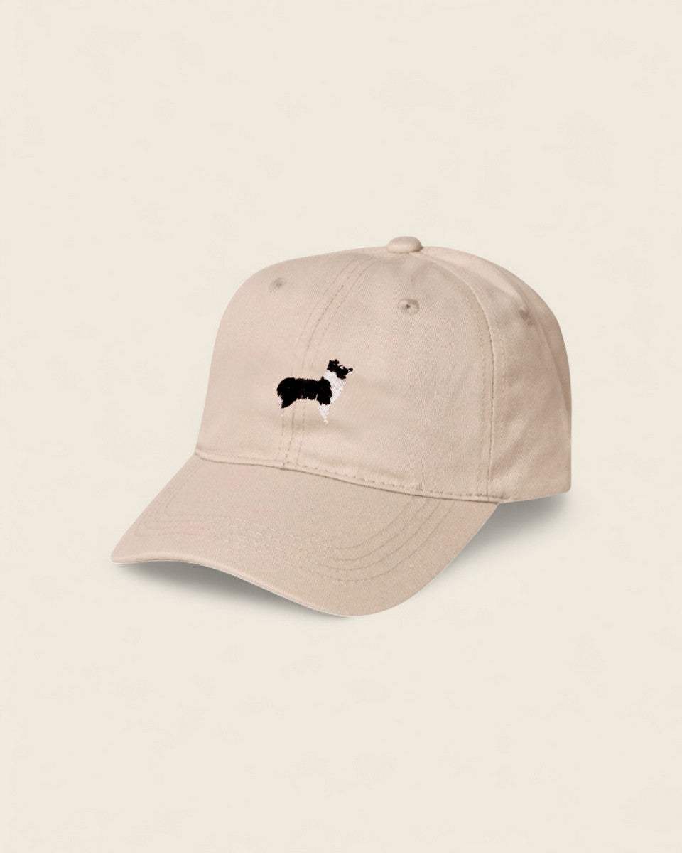 Border Collie Personalised Hat - Namesake Embroidery Studio