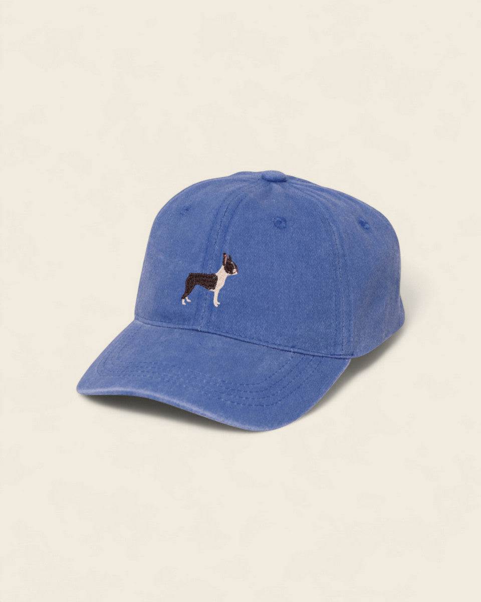 Boston Terrier Personalised Hat - Namesake Embroidery Studio