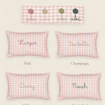 Botanical Linen Cushion - Namesake Embroidery Studio