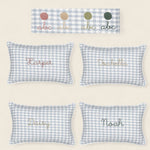 Botanical Linen Cushion - Namesake Embroidery Studio