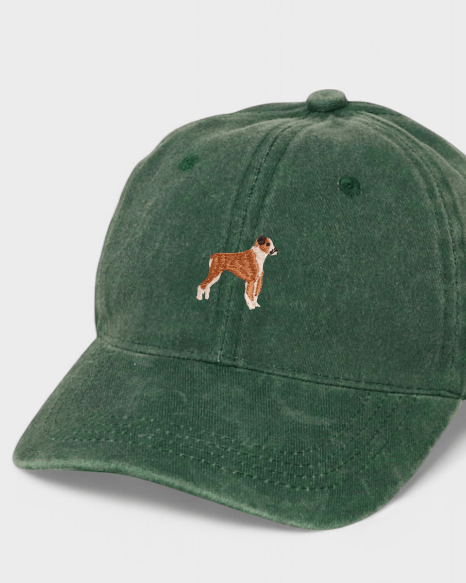 Boxer Dog Personalised Hat - Namesake Embroidery Studio