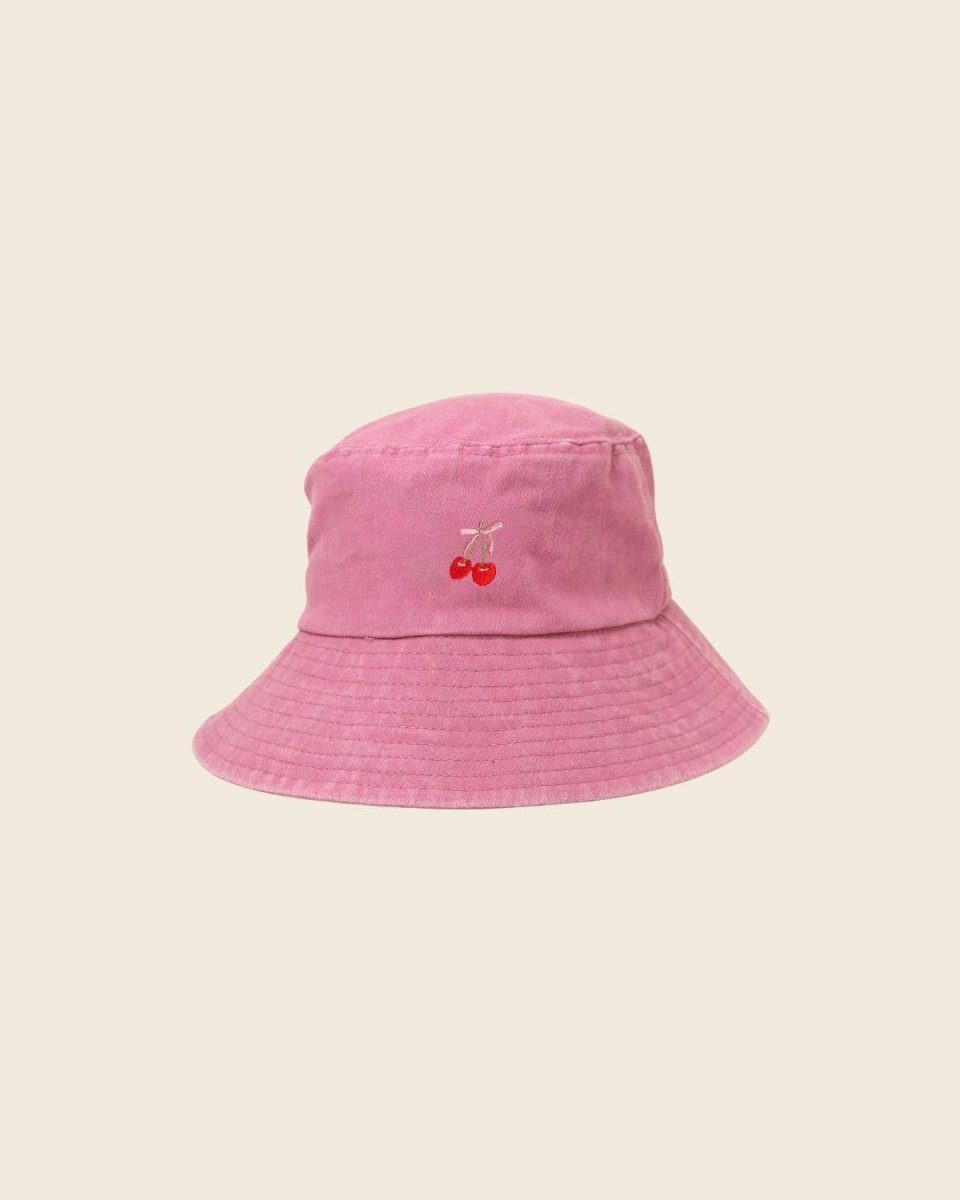 Cherries Personalised Bucket Hat - Namesake Embroidery Studio