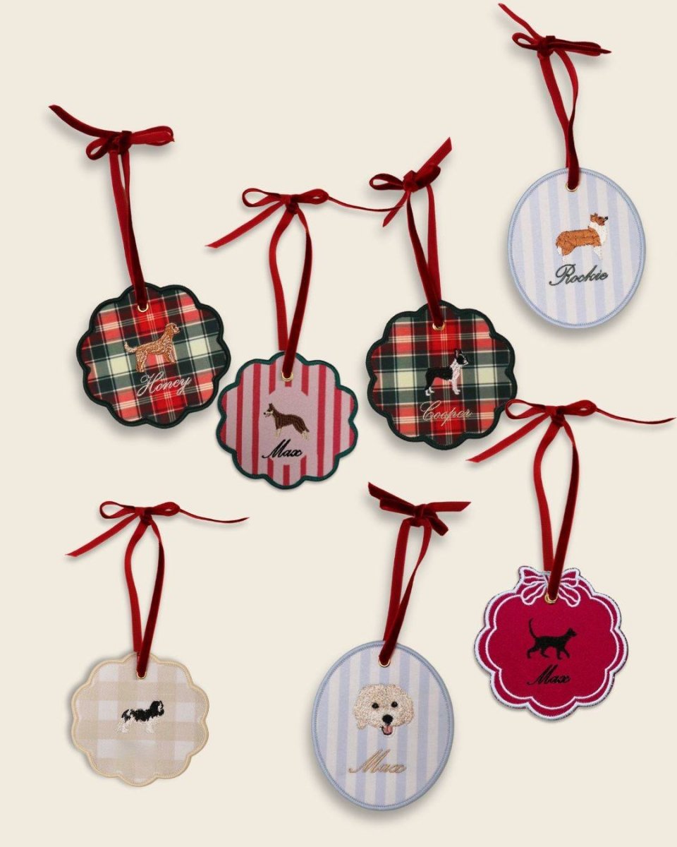 Dog Collection Ornament - Namesake Embroidery Studio