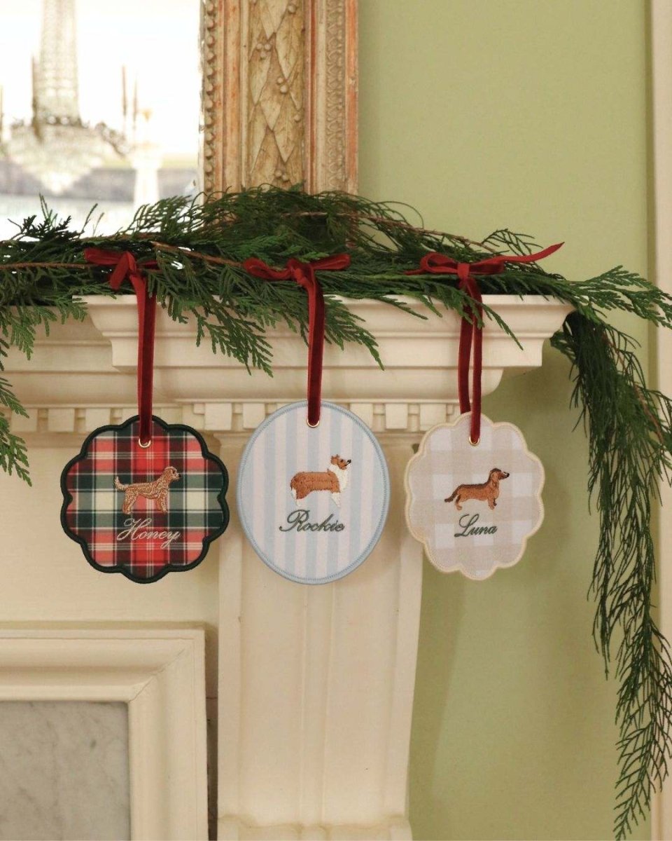 Dog Collection Ornament - Namesake Embroidery Studio
