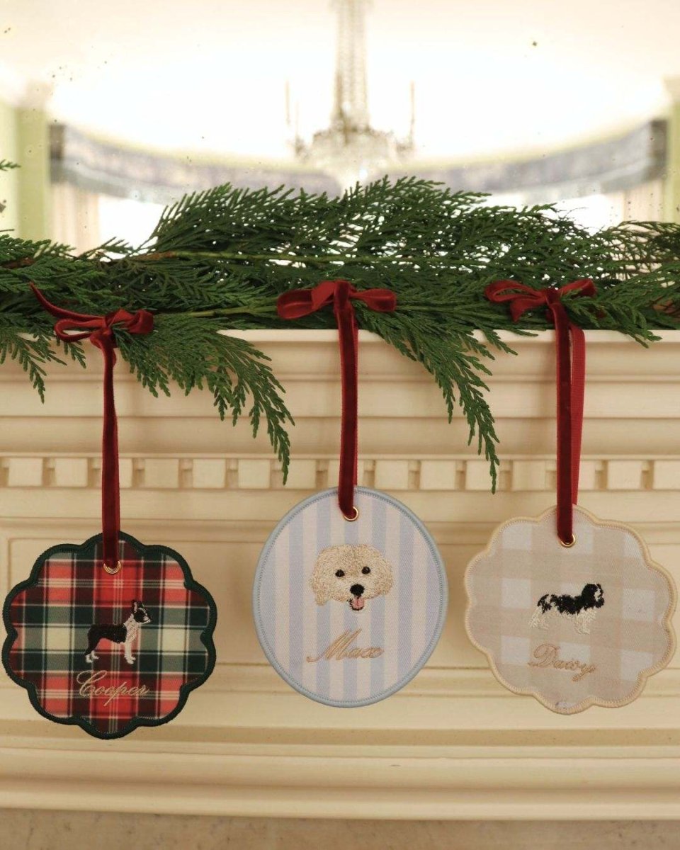 Dog Collection Ornament - Namesake Embroidery Studio