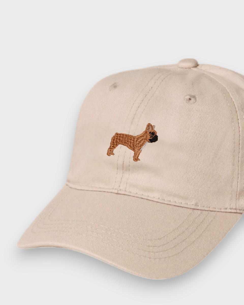 French Bulldog Personalised Hat - Namesake Embroidery Studio