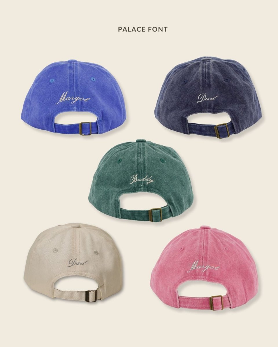 French Bulldog Personalised Hat - Namesake Embroidery Studio