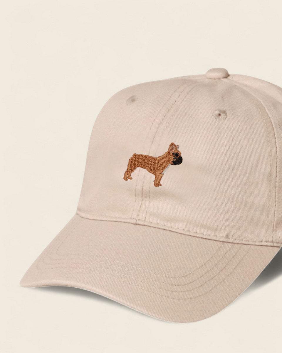 French Bulldog Personalised Hat - Namesake Embroidery Studio