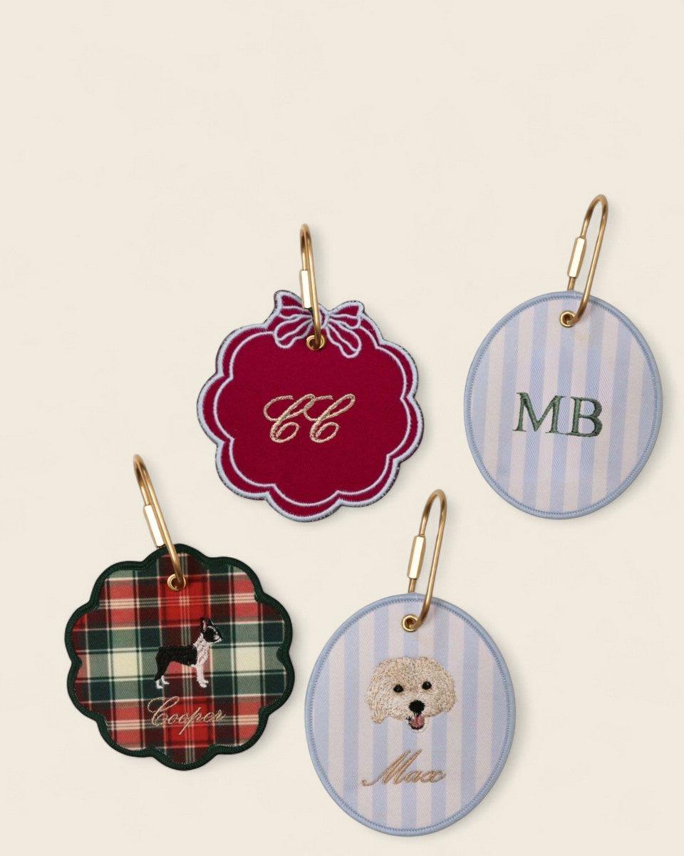 Initials Ornament - Namesake Embroidery Studio
