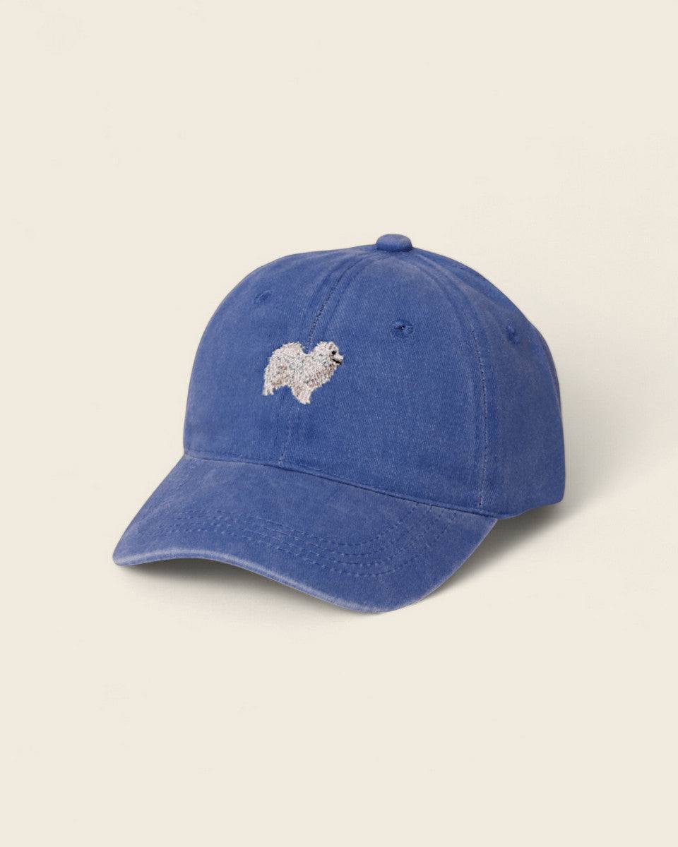 Japanese Spitz Personalised Hat - Namesake Embroidery Studio