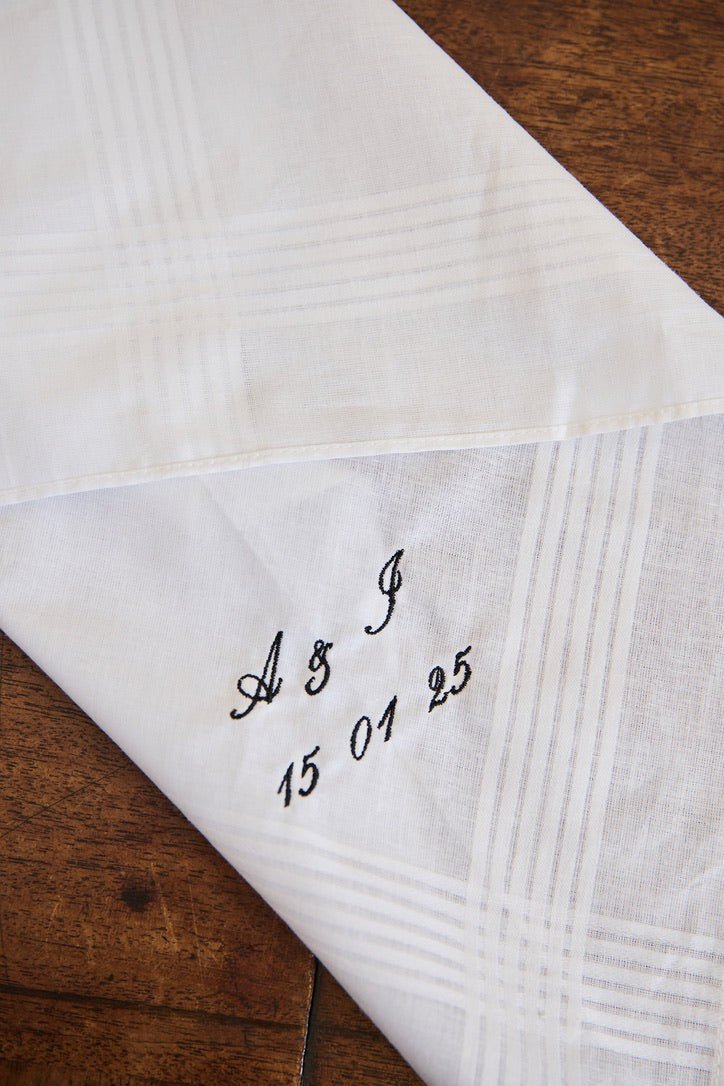 Men's Handkerchief - Namesake Embroidery Studio