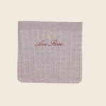 Merino Baby Blanket - Moon & Stars Design - Namesake Embroidery Studio