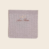 Merino Baby Blanket - Moon & Stars Design - Namesake Embroidery Studio