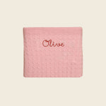 Merino Baby Blanket - Name Only - Namesake Embroidery Studio
