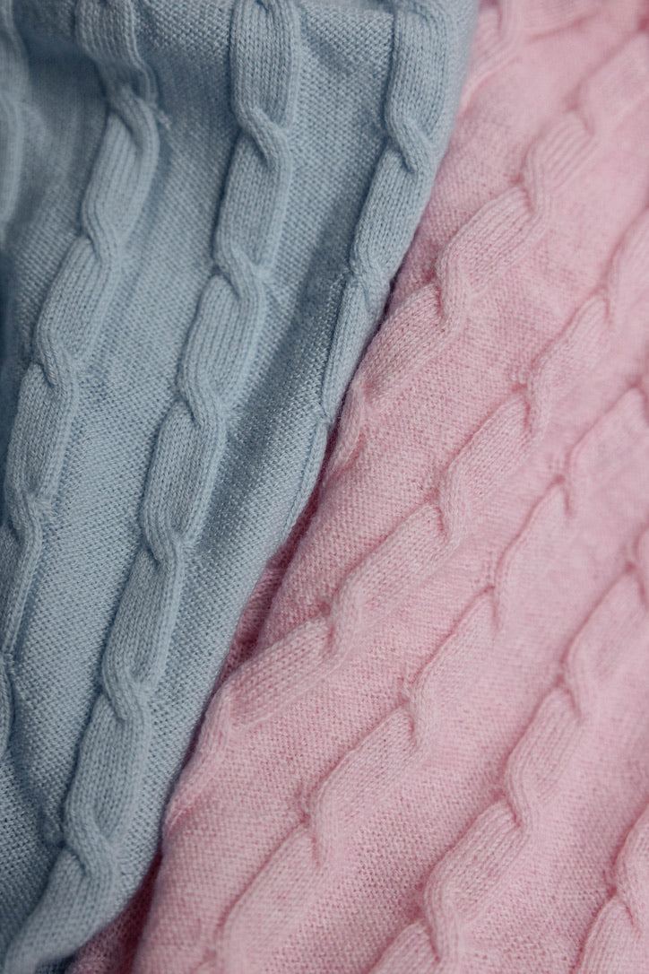 Merino Baby Blanket - Name Only - Namesake Embroidery Studio