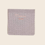Merino Baby Blanket - Rosette Design - Namesake Embroidery Studio