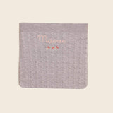 Merino Baby Blanket - Rosette Design - Namesake Embroidery Studio