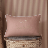 Moon and Stars Cushion - Namesake Embroidery Studio