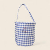 Personalised Storage Bucket - Bow - Namesake Embroidery Studio