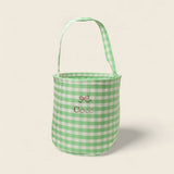 Personalised Storage Bucket - Bow - Namesake Embroidery Studio