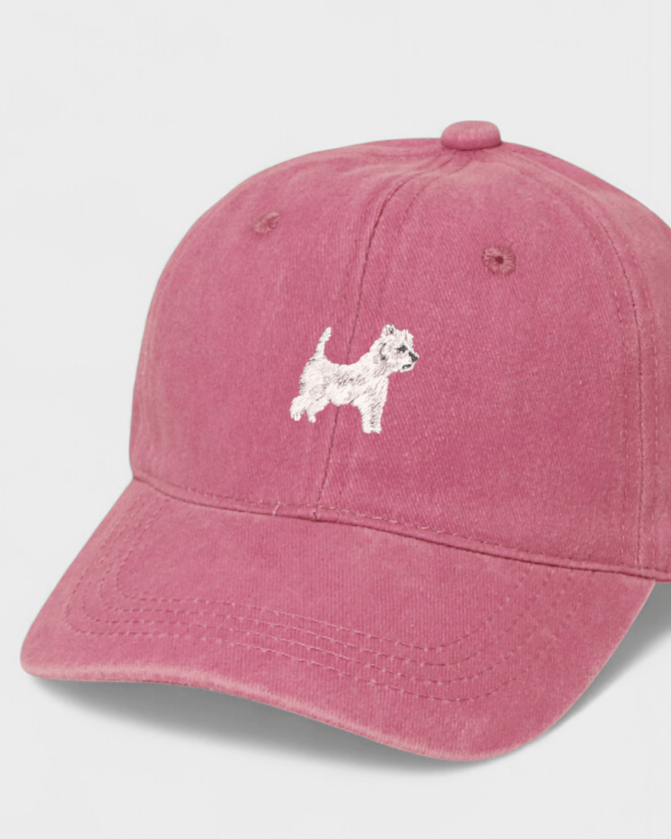 Westie White Terrier Personalised Hat - Namesake Embroidery Studio
