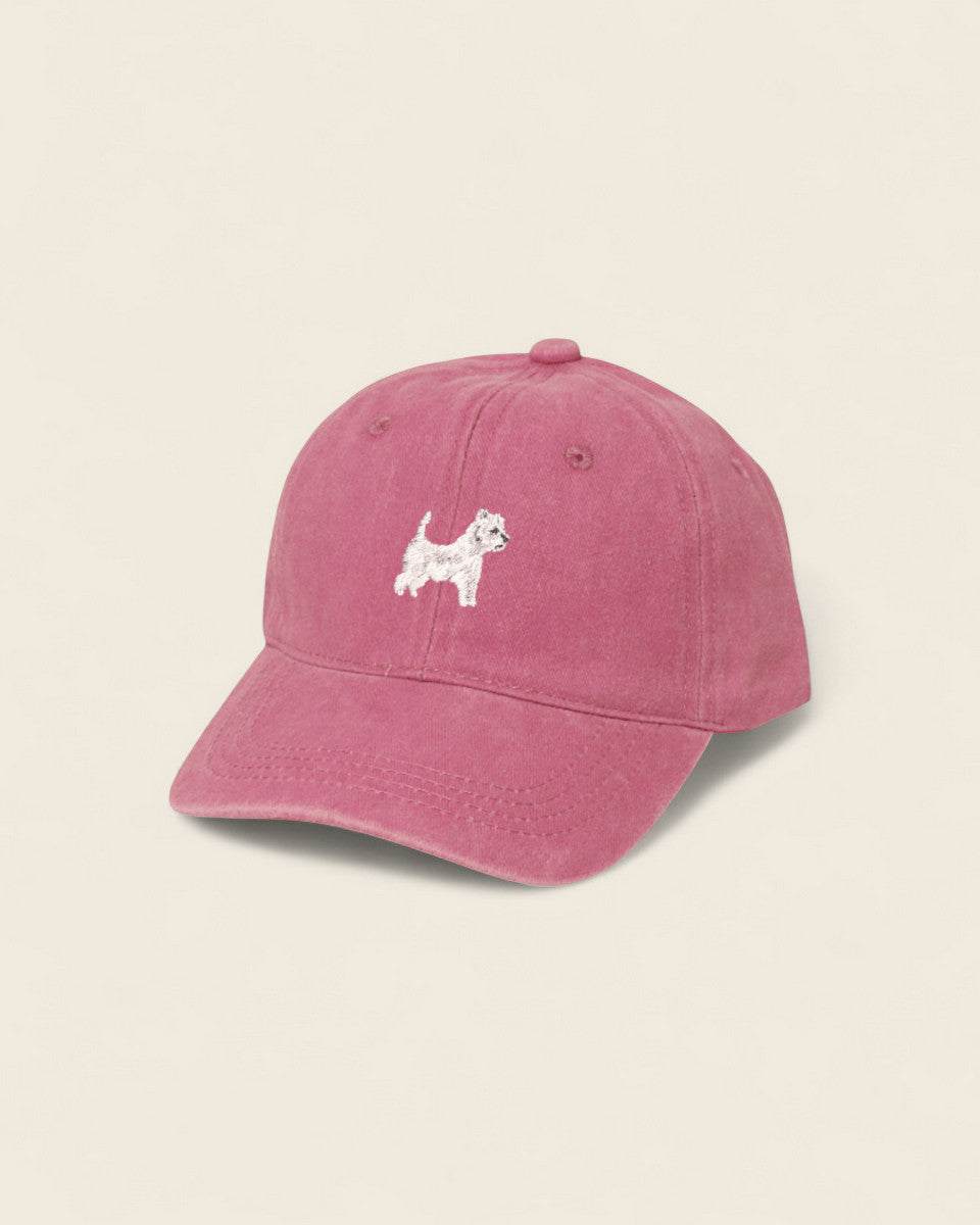 Westie White Terrier Personalised Hat - Namesake Embroidery Studio