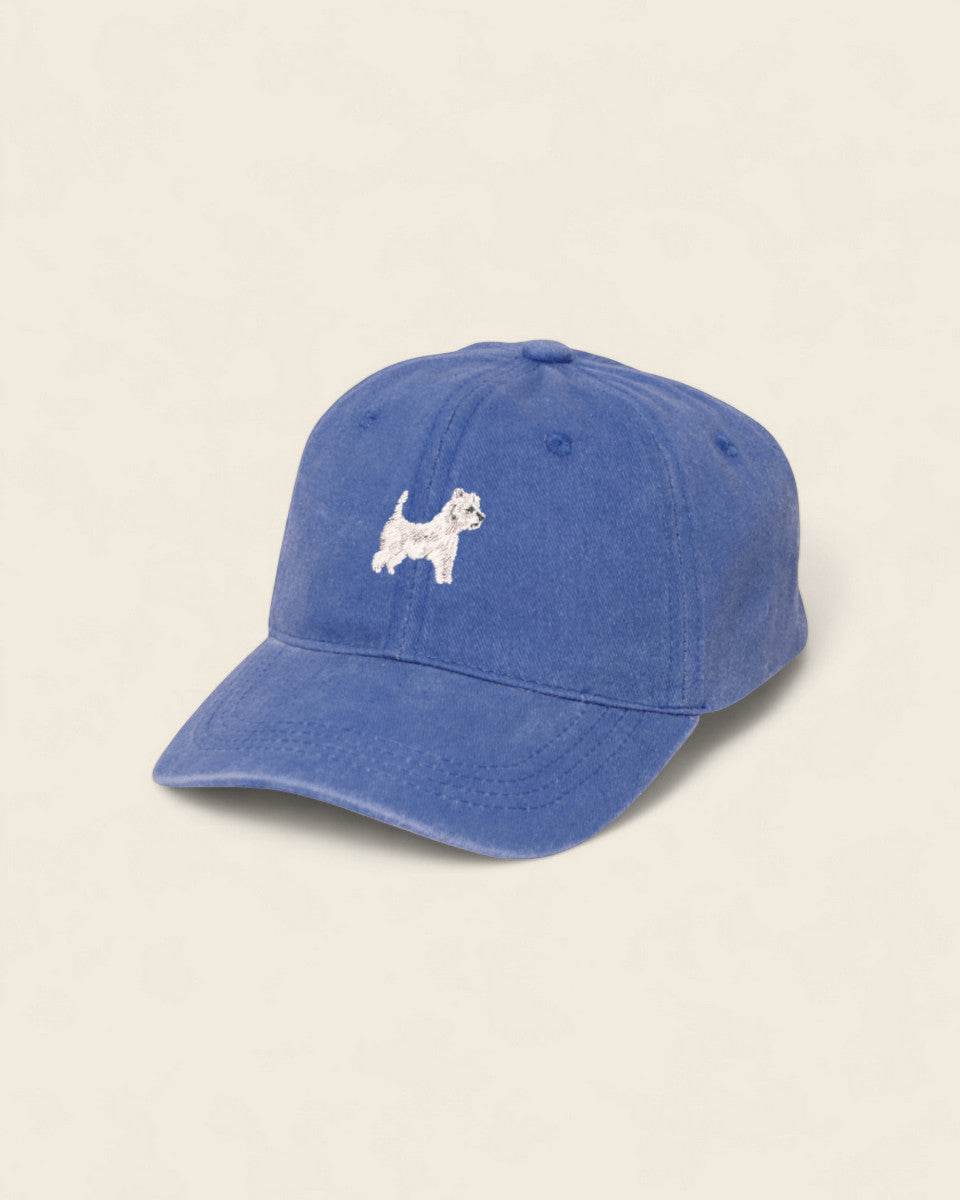 Westie White Terrier Personalised Hat - Namesake Embroidery Studio