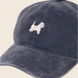 Westie White Terrier Personalised Hat - Namesake Embroidery Studio